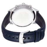 Emporio Armani Chronograph Blue Dial Blue Leather Strap Watch For Men - AR1889 Authentic Buy Shop Now