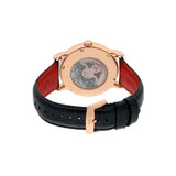 Emporio Armani Meccanico Silver Dial Blue Leather Strap Watch For Men - AR60009 Authentic Buy Shop Now