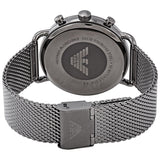 Emporio Armani Aviator Brown Dial Grey Mesh Bracelet Watch For Men - AR11141 Authentic Buy Shop Now