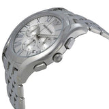 Emporio Armani Velente Chronograph Quartz Silver Dial Silver Steel Strap Watch For Men - AR1702 Authentic Buy Shop Now