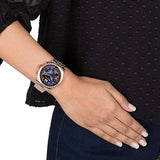 Michael Kors Brinkley Blue Dial Two Tone Steel Strap Watch for Women - MK6205 Authentic Buy Shop Now