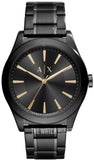 Armani Exchange Nico Analog Black Dial Black Steel Strap Watch For Men - AX7102 Authentic Buy Shop Now