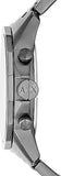 Armani Exchange Banks Chronograph Blue Dial Grey Steel Strap Watch For Men - AX1731 Authentic Buy Shop Now