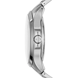Armani Exchange Hampton Chronograph Skeleton Black Dial Silver Steel Strap Watch For Men - AX2199 Authentic Buy Shop Now