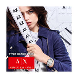 Armani Exchange Lola Quartz Silver Dial Silver Mesh Strap Watch For Women - AX5800 Authentic Buy Shop Now