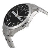 Armani Exchange Hampton Chronograph Black Dial Silver Steel Strap Watch For Men - AX2103 Authentic Buy Shop Now