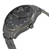 Armani Exchange Hampton Chronograph Grey Dial Grey Steel Strap Watch For Men - AX2135 Authentic Buy Shop Now