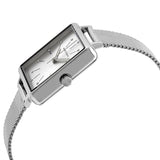 Armani Exchange Lola Quartz Silver Dial Silver Mesh Strap Watch For Women - AX5800 Authentic Buy Shop Now
