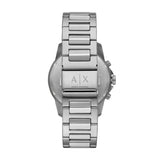 Armani Exchange Outerbanks Chronograph Silver Dial Silver Steel Strap Watch For Men - AX7141 Authentic Buy Shop Now