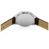 Armani Exchange Hampton Chronograph Blue Dial Brown Leather Strap Watch For Men - AX2133 Authentic Buy Shop Now