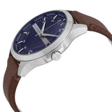 Armani Exchange Hampton Chronograph Blue Dial Brown Leather Strap Watch For Men - AX2133 Authentic Buy Shop Now