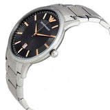 Emporio Armani Renato Quartz Grey Dial Silver Steel Strap Watch For Men - AR2514 Authentic Buy Shop Now