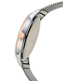 Armani Exchange Lola Analog White Dial Silver Mesh Strap Watch For Women - AX5537 Authentic Buy Shop Now