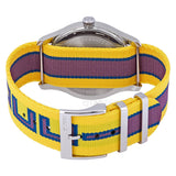 Gucci G Timeless Quartz Yellow & Purple Dial Yellow & Purple NATO Strap Watch For Men - YA1264069 Authentic Buy Shop Now