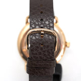Emporio Armani Meccanico Automatic White Dial Brown Leather Strap Watch For Men - AR60027 Authentic Buy Shop Now