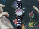 Guess Confetti Diamonds Purple Dial Purple Steel Strap Watch for Women - W0774L4 Authentic Buy Shop Now