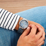 Emporio Armani Renato Blue Dial Silver Steel Strap Watch For Men - AR2472 Authentic Buy Shop Now