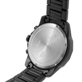 Armani Exchange Banks Chronograph Black Dial Black Steel Strap Watch For Men - AX1722 Authentic Buy Shop Now