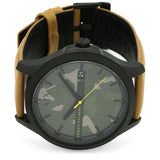 Armani Exchange Hampton Chronograph Green Dial Brown Leather Strap Watch For Men - AX2412 Authentic Buy Shop Now