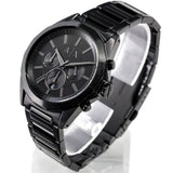 Armani Exchange Drexler Chronograph Black Dial Black Steel Strap Watch For Men - AX2601 Authentic Buy Shop Now