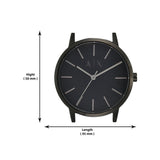 Armani Exchange Cayde Analog Black Dial Black Steel Strap Watch For Men - AX2701 Authentic Buy Shop Now