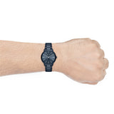 Armani Exchange Cayde Analog Blue Dial Blue Steel Strap Watch For Men - AX2702 Authentic Buy Shop Now