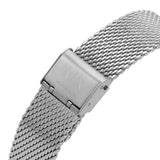 Armani Exchange Cayde Chronograph Black Dial Silver Mesh Strap Watch For Men - AX2714 Authentic Buy Shop Now