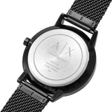 Armani Exchange Cayde Chronograph Black Dial Black Mesh Strap Watch For Men - AX2716 Authentic Buy Shop Now