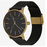 Armani Exchange Lola Three Hand Black Dial Black Mesh Strap Watch For Women - AX5548 Authentic Buy Shop Now