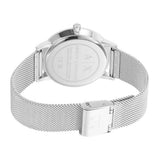 Armani Exchange Cayde Chronograph Black Dial Silver Mesh Strap Watch For Men - AX2714 Authentic Buy Shop Now