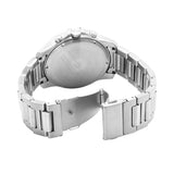 Armani Exchange Outerbanks Chronograph Silver Dial Silver Steel Strap Watch For Men - AX7141 Authentic Buy Shop Now