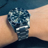 Seiko Prospex 1965 Modern Re Interpretation Automatic Black Dial Silver Steel Strap Watch For Men - SPB143J1 Authentic Buy Shop Now