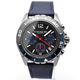 Coach Kent Grey Dial Blue Leather Strap Watch for Men - 14602558 Authentic Buy Shop Now