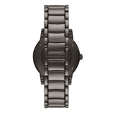 Emporio Armani Meccanico Automatic Black Dial Black Steel Strap Watch For Men - AR60010 Authentic Buy Shop Now