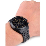 Hugo Boss Driver Black Dial Black Steel Strap Watch for Men - 1513277 Authentic Buy Shop Now