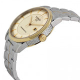 Tissot Luxury Powermatic 80 Gold Dial Silver Steel Strap Watch For Men - T086.407.22.261.00 Authentic Buy Shop Now