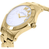 Marc Jacobs Rivera White Dial Gold Steel Strap Watch for Women - MBM3134 Authentic Buy Shop Now