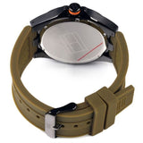 Tommy Hilfiger Drew Black Dial Green Rubber Strap Watch for Men - 1791065 Authentic Buy Shop Now