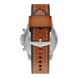 Fossil Bowman Chronograph Blue Dial Brown Leather Strap Watch for Men - FS5602 Authentic Buy Shop Now