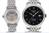 Tissot T Classic Le Locle Powermatic 80 Black Dial Silver Steel Strap Watch For Women - T41.1.483.53 Authentic Buy Shop Now