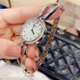 Bulova Crystal Collection Mother of Pearl Dial Silver Steel Strap Watch for Women - 96L223 Authentic Buy Shop Now