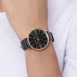 Michael Kors Pyper Black Dial Black Leather Strap Watch For Women - MK2747 Authentic Buy Shop Now