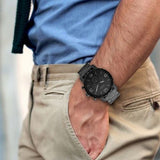 Fossil Nate Chronograph Black Dial Black Steel Strap Watch for Men - JR1401 Authentic Buy Shop Now