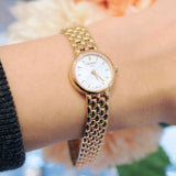 Tissot T Lady Lovely Mother of Pearl Dial Rose Gold Steel Strap Watch For Women - T058.009.33.111.00 Authentic Buy Shop Now