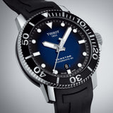 Tissot Seastar 1000 Powermatic 80 Blue Dial Black Rubber Strap Watch For Men - T120.407.17.041.00 Authentic Buy Shop Now