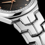 Tag Heuer Link Quartz Diamonds Black Dial Silver Steel Strap Watch for Men - WBC131G.BA0649 Authentic Buy Shop Now