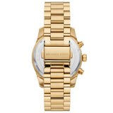 Michael Kors Lexington Mother of Pearl White Dial Gold Steel Strap Watch For Women - MK7241 Authentic Buy Shop Now