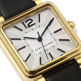 Marc Jacobs Vic Silver Dial Black Leather Strap Watch for Women - MJ1437 Authentic Buy Shop Now