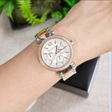 Michael Kors Parker White Dial Two Tone Steel Strap Watch for Women - MK6055 Authentic Buy Shop Now