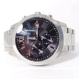 Guess Atlas Chronograph Black Dial Silver Steel Strap Watch For Men - W0668G3 Authentic Buy Shop Now